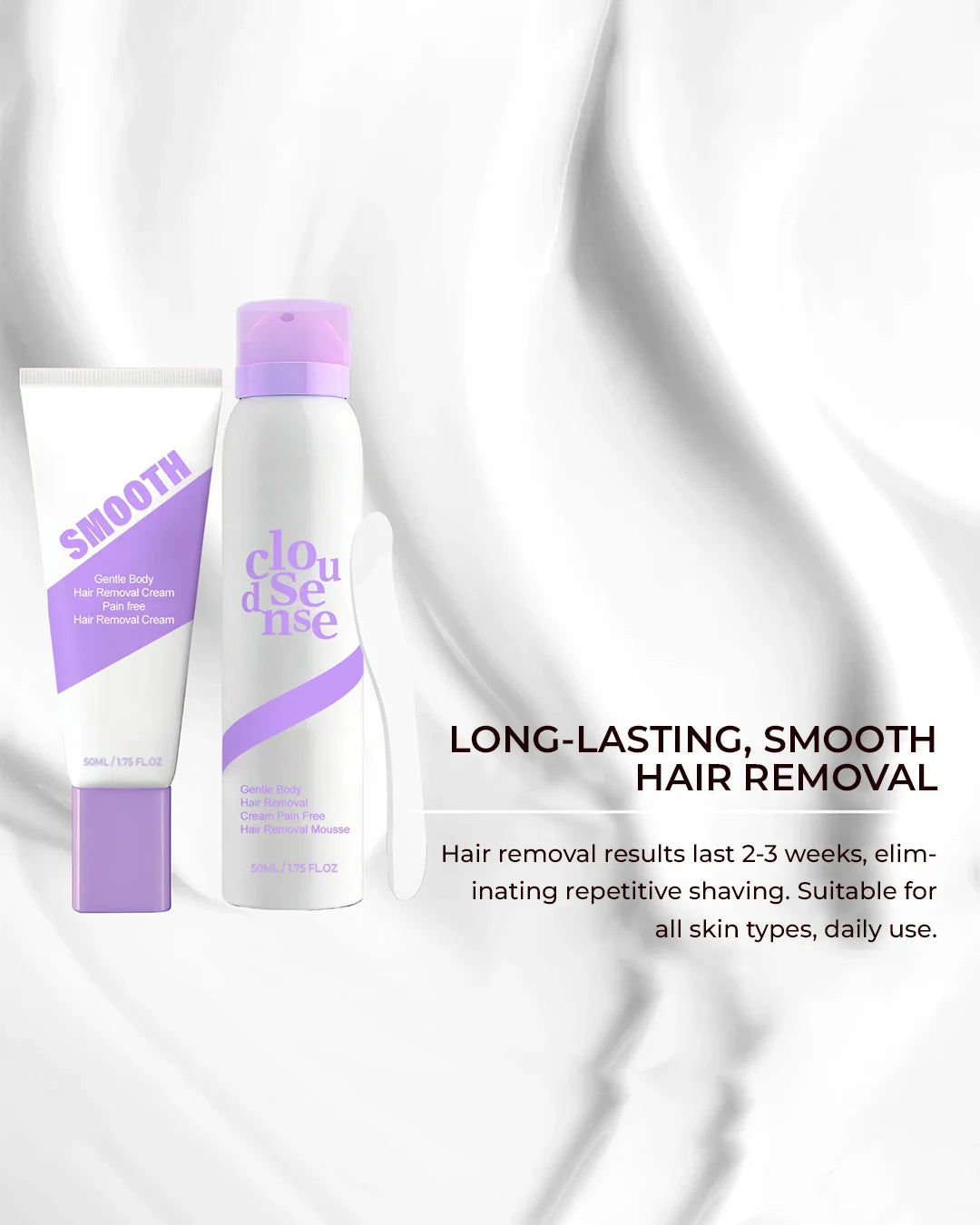 Bikini Hair Removal Cream & Mousse Set – Pain-Free, Gentle & Fast for Sensitive Skin