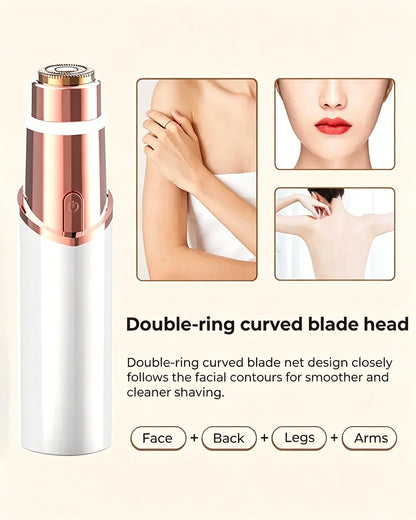 2 in 1 facial & eyebrow hair trimmer