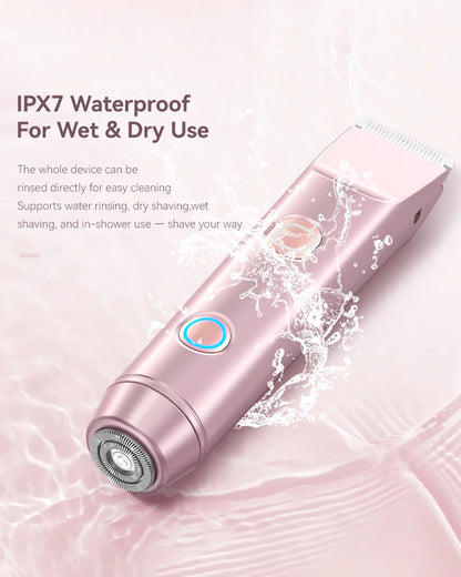 2-in-1 PRO Dual-Head Painless Hair Trimmer