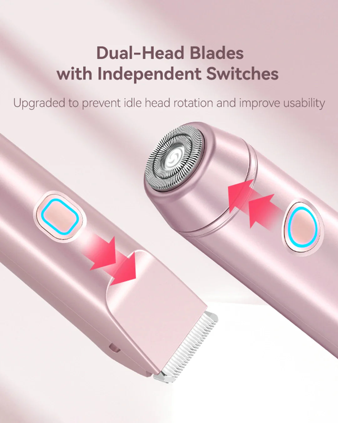 2-in-1 PRO Dual-Head Painless Hair Trimmer