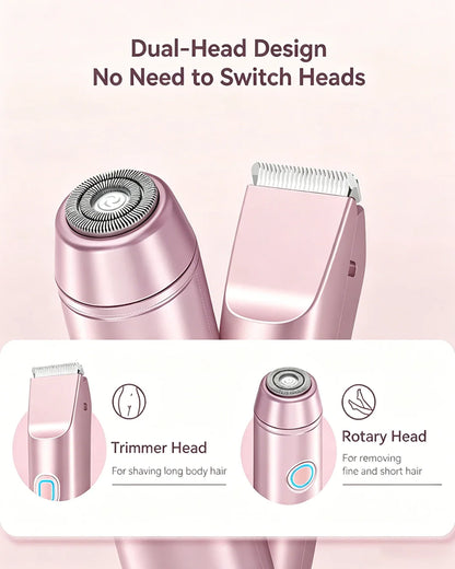 2-in-1 PRO Dual-Head Painless Hair Trimmer
