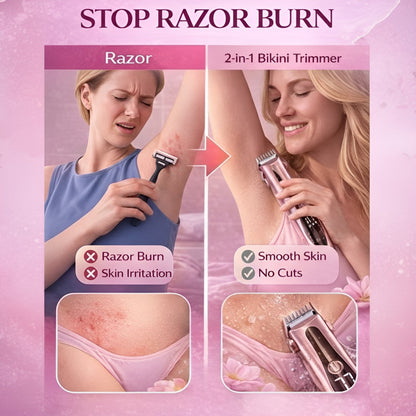 2-in-1 Precision Bikini Trimmer & Shaver