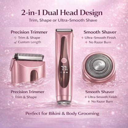 2-in-1 Precision Bikini Trimmer & Shaver
