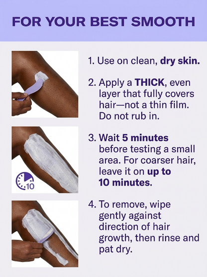 Painless Body Hair Removal Cream